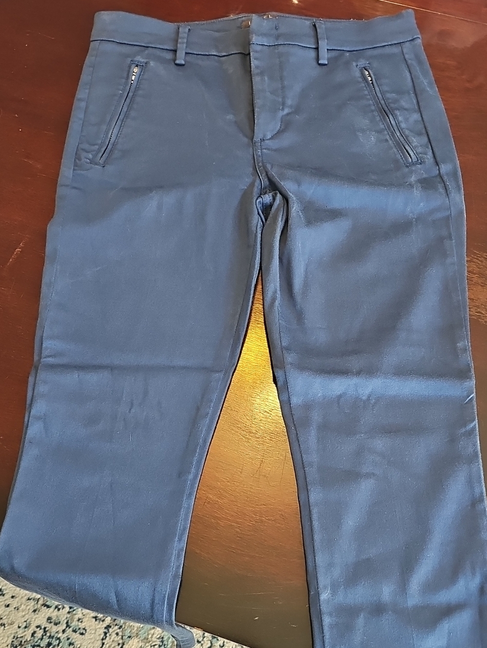 Level 99 Women's Slate Blue Stretch Chinos